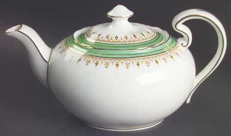 Durham Green Teapot & Lid
