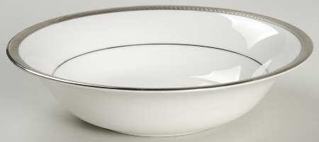 Elegance (Platinum Trim & Inner Verge) Coupe Cereal Bowl