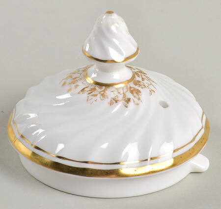 Elegance (Gold Floral & Gold Trim) Lid for Coffee Pot