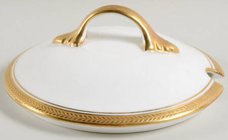 Elizabeth (Scalloped, Pin Line) Lid for Sauce Boat