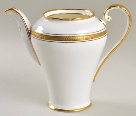 Elizabeth (Scalloped, Pin Line) Coffee Pot No Lid