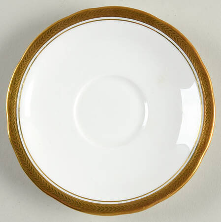 Elizabeth (Scalloped, Pin Line) Saucer for Footed Cup
