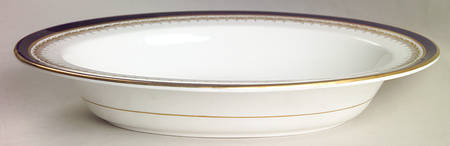Embassy Cobalt Blue (Smooth) 10" Oval Vegetable Bowl