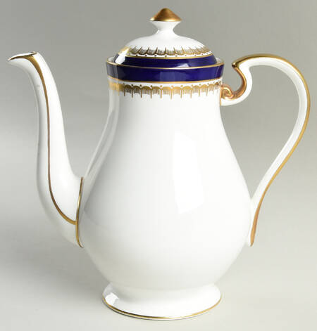 Embassy Cobalt Blue (Smooth) Coffee Pot & Lid