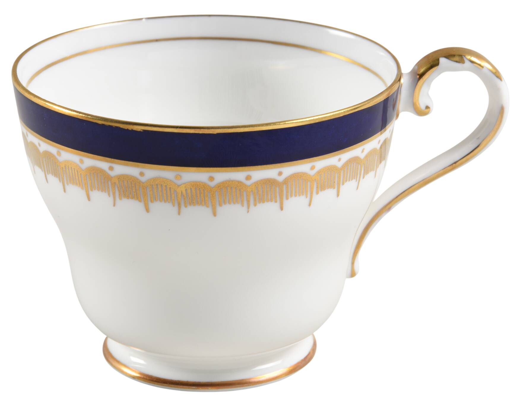 Embassy Cobalt Blue (Smooth) Footed Cup