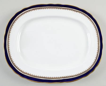 Embassy Cobalt Blue (Smooth) 13" Oval Serving Platter