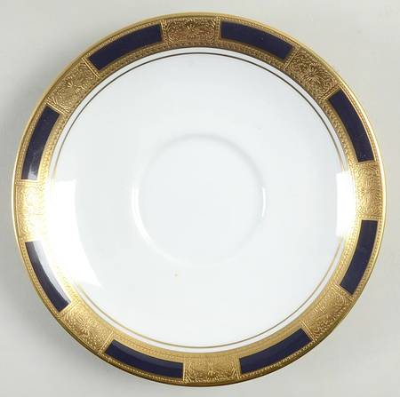 Empress Cobalt Saucer for Cream Soup Bowl