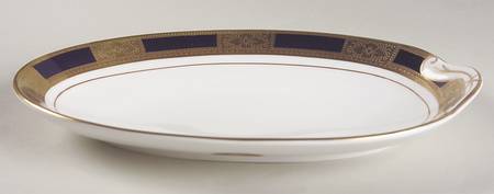 Empress Cobalt Pickle Dish