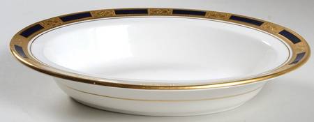 Empress Cobalt 10" Oval Vegetable Bowl