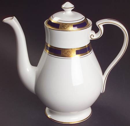 Empress Cobalt Coffee Pot & Lid