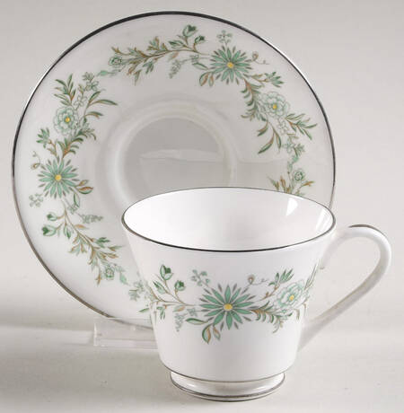 Emerald Isle Flat Demitasse Cup & Saucer Set