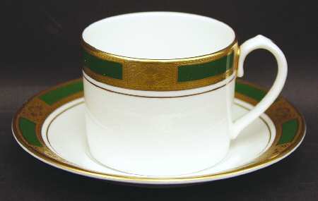 Empress Laurel Flat Cup & Saucer Set