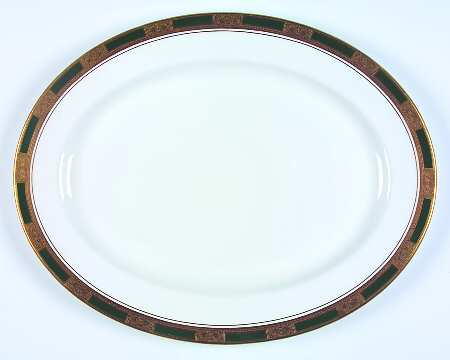 Empress Laurel 15" Oval Serving Platter