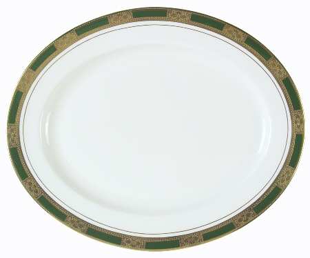 Empress Laurel 13" Oval Serving Platter