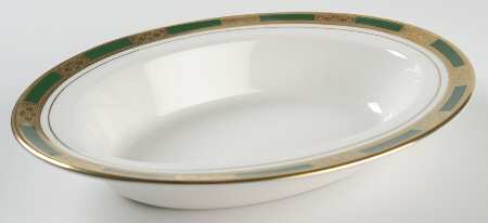 Empress Laurel 10" Oval Vegetable Bowl