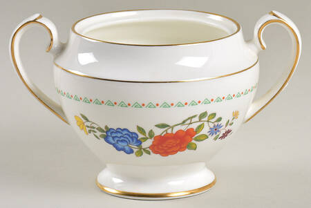 Famille Rose Sugar Bowl No Lid