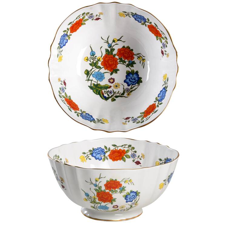 Famille Rose 8" Salad Serving Bowl