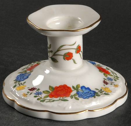Famille Rose Single Light Candlestick