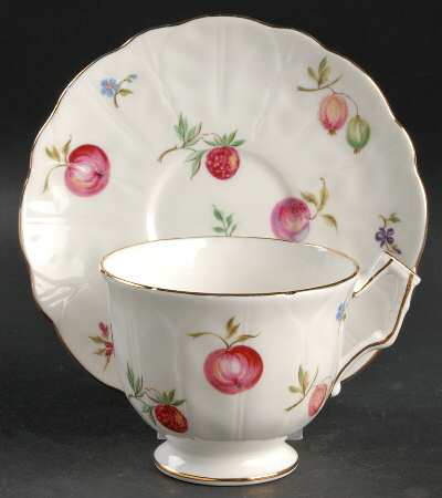 Florida White Footed Cup & Saucer Set