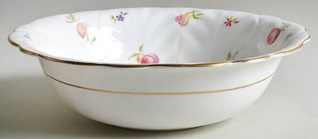 Florida White 9" Round Vegetable Bowl