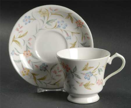 Forever Footed Cup & Saucer Set