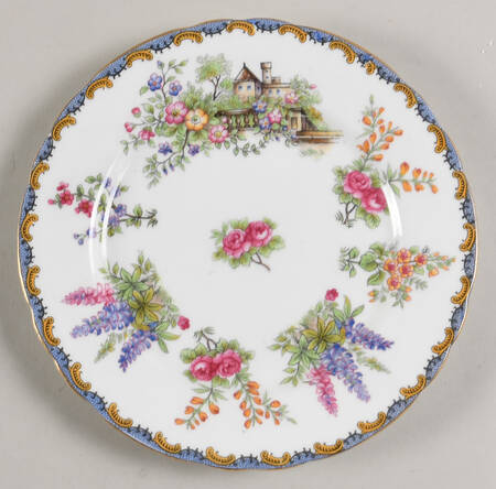 Garden Gate Bread & Butter Plate