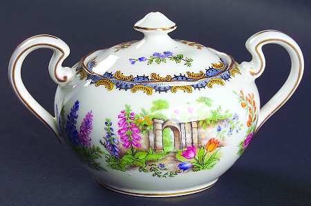 Garden Gate Sugar Bowl & Lid