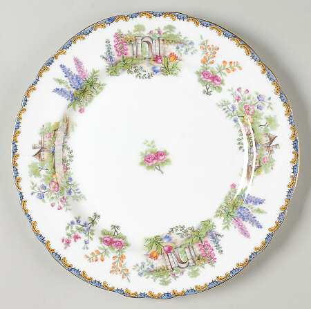 Garden Gate Luncheon Plate