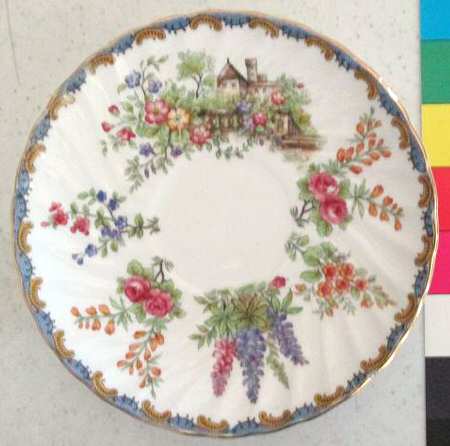 Garden Gate Saucer for Footed Cup