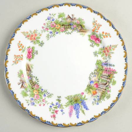 Garden Gate Salad Plate