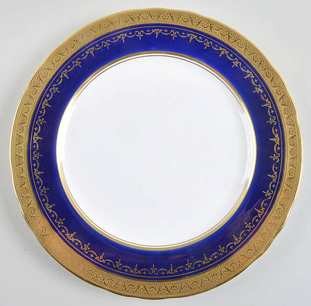 Georgian Cobalt Dinner Plate