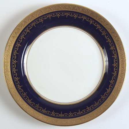 Georgian Cobalt Luncheon Plate