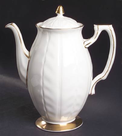 Golden Crocus (Coupe) Coffee Pot & Lid