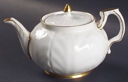 Golden Crocus (Coupe) Mini Teapot & Lid