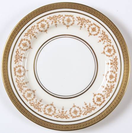Gold Dowery Salad Plate