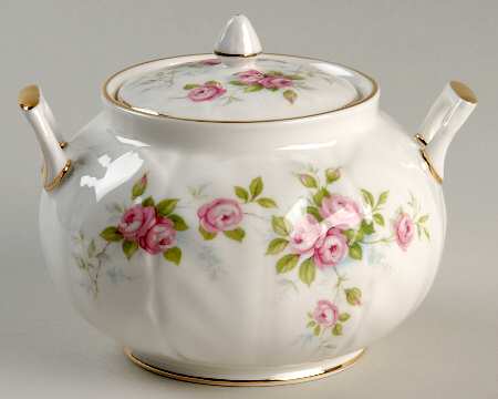 Grotto Rose Sugar Bowl & Lid
