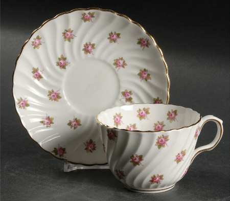 Hathaway Flat Cup & Saucer Set