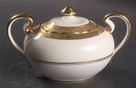 Helene Ivory (Smooth) Sugar Bowl & Lid