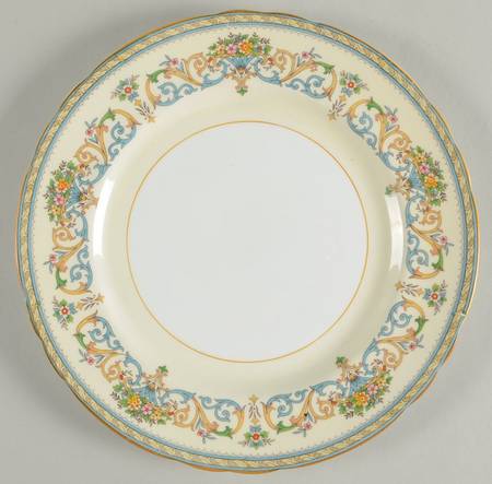 Henley (Scalloped, Yellow Trim) by John  Aynsley &amp; Sons