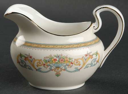 Henley (Smooth, Gold Trim, Blue Backstamp) Creamer