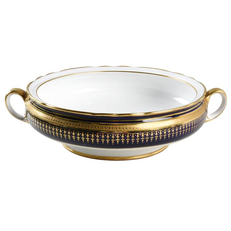 Hertford Cobalt (Scalloped) Round Vegetable No Lid