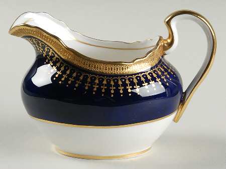 Hertford Cobalt (Scalloped) Creamer