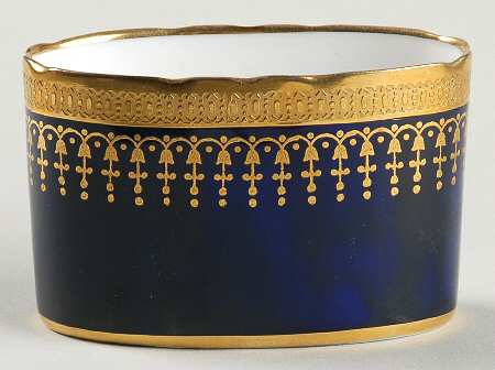 Hertford Cobalt (Scalloped) Cigarette Box & Lid
