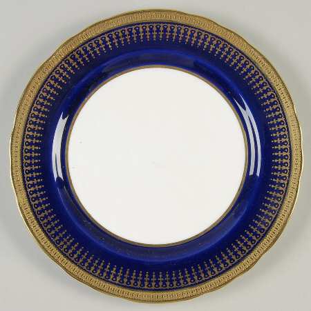 Hertford Cobalt (Scalloped) Salad Plate