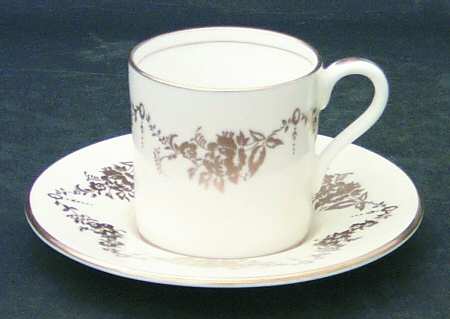 Highfield Flat Demitasse Cup & Saucer Set