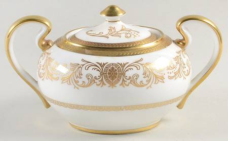 Imperial Gold Sugar Bowl & Lid