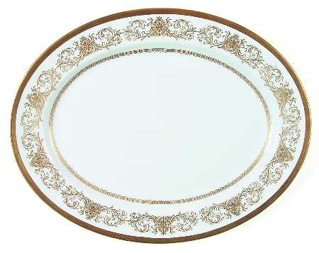 Imperial Gold 15" Oval Serving Platter
