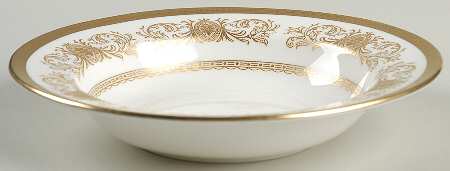 Imperial Gold Rim Soup Bowl
