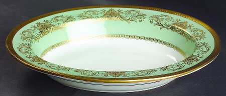 Imperial Nile Green 10" Oval Vegetable Bowl