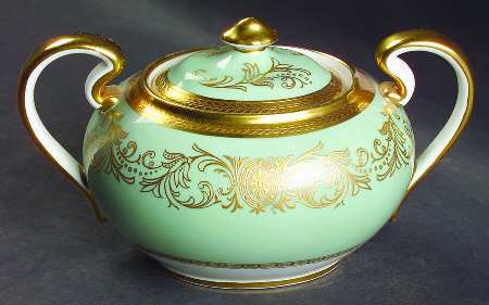 Imperial Nile Green Sugar Bowl & Lid